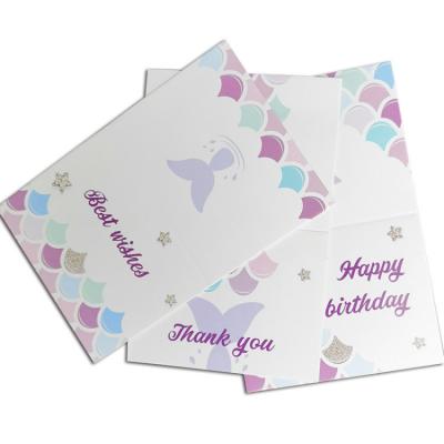 China Thank You Card Maker Custom Personalized Printing Paper Gift Business Thank You Card Print for sale