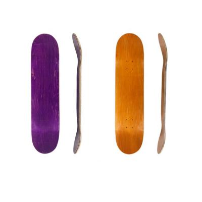 China OEM Hot-pressing 31.5*8inch Young Canadian Maple Skateboard Decks 7 Ply Empty Skateboard Decks for sale