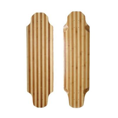 China Durable Customized Canadian Skateboard Maple Longboard White Deck Bamboo Freestyle Skateboard Decks for sale