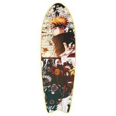 China Youth Cruiser Skateboard Decks For Beginners 31.5 Inch Surfboard Deck 7 Dual Layers Maple Kick Skateboard Decks for sale