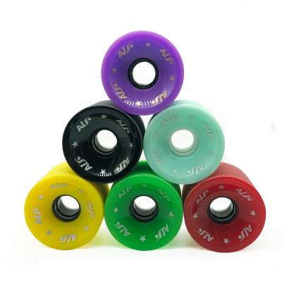 China Youth Skateboard Longboard Wheels Frosted Cruiser 80A Outboard Skate Solid 70*51mm Longboard Wheels for sale