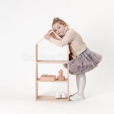 China 2021 Children's Cozy Wooden Baby Toy Rack Cabinet Storage Bookcases and Shelves for Kids Nursery Furniture for sale