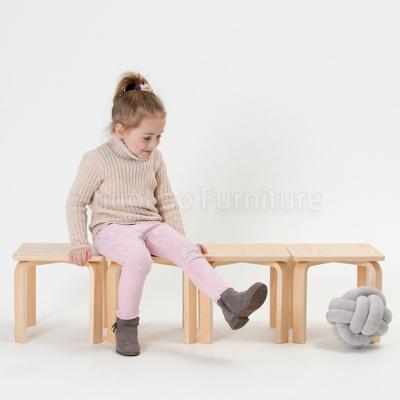 China Modern Hot Sales Ash Wood Kindergarten Kids Friendly Chair Baby Sitting Chairs for sale