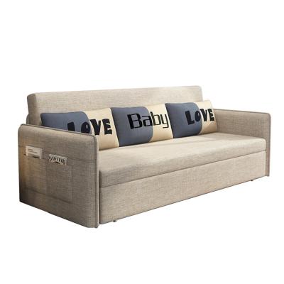 China Furniture Bed Extendable Sofa With Soft Fabric Cover Custom Sofa With Bed Folding Living Room Sofas Set Home Furnture for sale