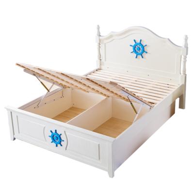 China 10 Years Foshan IKS Kids Bed Promotion Solid Wood Kids Bed Bedroom Furniture Bed With Storage for sale