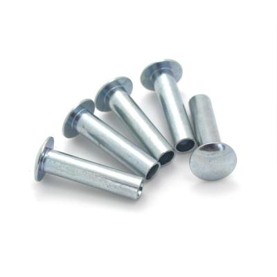 China Widely Applied Custom Special Rivet Pan Head Zinc Plating Solid Stainless Steel Factory Supply Rivet for sale