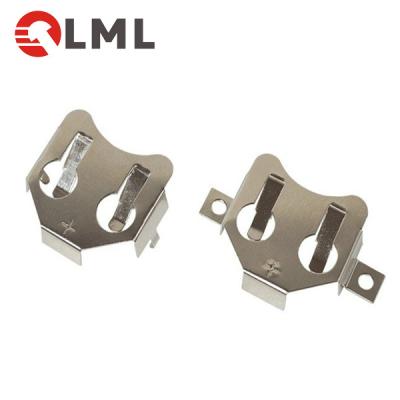 China Stainless Steel Corrugated Metal Stamping Parts Contacts Clips Metal Stamping Battery Electronic Battery Belt Clips for sale