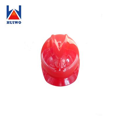 China Durable high quality ABS material safety helmet construction miners personal protective safety helmet sweat bands hard for sale