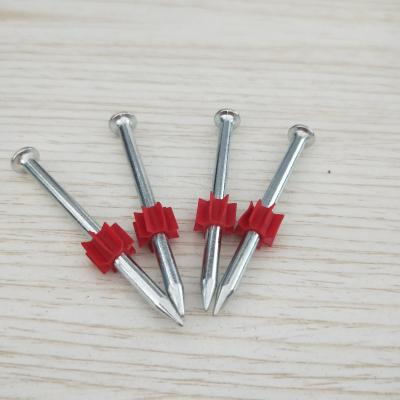 China 45 55steel Gas Shooting Pin Flat High Strength Collated Nails for sale