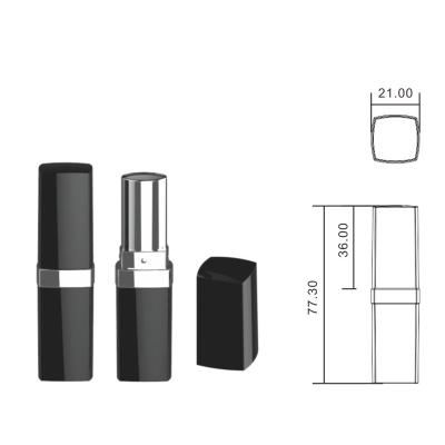 China Cosmetic New Trends Private Label Empty Cosmetic Packaging Luxury Square 12.1mm Lipstick tubes for sale