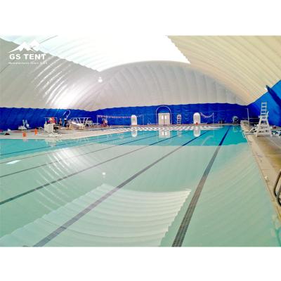 China Various sports museums air dome used outdoor swimming pool in winter giant bubble dome for sale