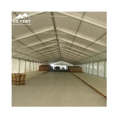 China Water Proof Prefab Large Industry PVC Material Warehouse Storage Hall Tent for sale