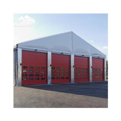 China Water Proof Waterproof Aluminum Alloy Frame Flame Retardant PVC Fabric Prefab Storage Warehouse Tent for sale