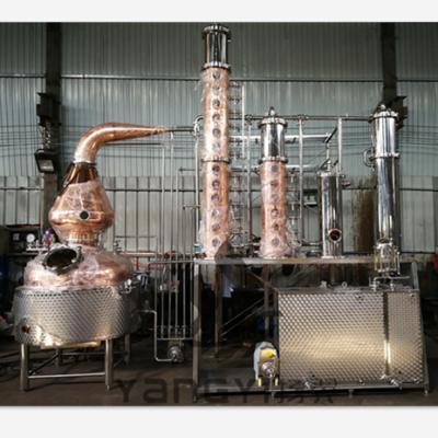 China Micro SUS304/SUS316/red copper whiskey gin gin distillery wine making alcohol still reflux pot distillation equipment /industrial alcohol distillation for sale