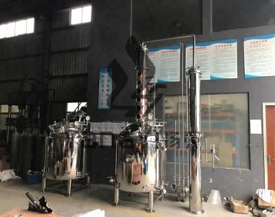 China 600L Distillation Column Illegal Alcohol Alcohol Red Copper Distiller Craft Beer Production Line for sale