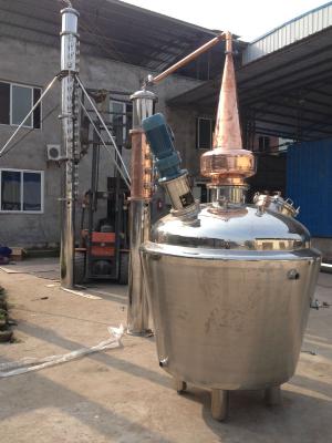 China copper alcohol distillation equipment making machine with distillation column copper alcohol distillation equipment making machine with distillatio for sale