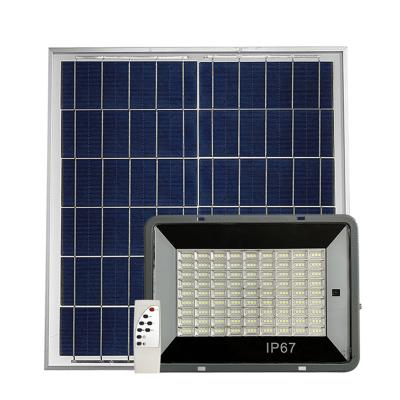 China Residential Led Flood Street Light 150w 200w Solar Powered Outdoor Security Lighting For Garden Yard for sale