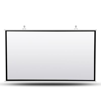 China Portable Cheap Projection Screen White=120 Projection Screen for sale