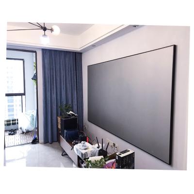 China Factory Wholesale High Definition Projector Screen Gray 60 Inch 4K HD Projection Screen for sale