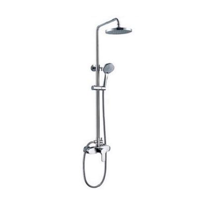 China Hot Selling Thermostatic Faucets Wear Resistance Silver Brass Bath And Shower Faucets Luxury Shower Head for sale