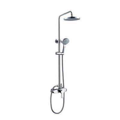 China With Sliding Bar Hot Products Silver Brass Multifunctional Bath And Shower Faucets Shower Head Set for sale