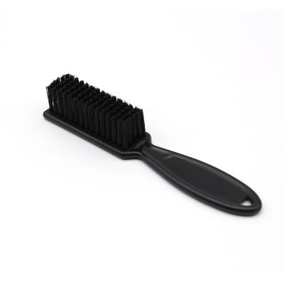 China Wholesale Hairdressing Cleaning Brush Clipper Brush High Quality Black Plastic Comb For Salon Barber Shop for sale