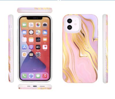 China 2021 High Quality Amazon Fashion Hot 2 In 1 Eco-friendly TPU+PC Phone Case For Iphone 11 12 for sale