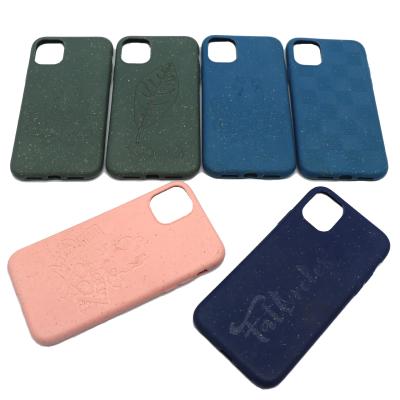 China 2021 Anti-fall New Product Biodegradable Environmental Protection Phone Case For Iphone 12 12 Pro Max 12 Pro for sale