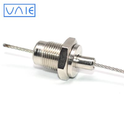 China Copper Adjustable Snap Threaded Cable Clamp For Wire Rope for sale