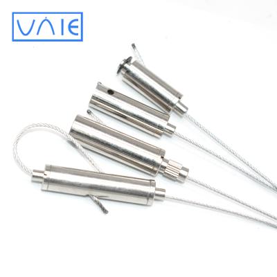 China Lightweight VNIE Made in China Long Lasting Long Lasting Led Two Way Lamps Accessories Wire Rope Cable Gripper for sale