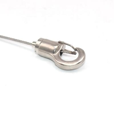 China VNIE Light Professional Nickel Hook Brass Cable Clamp For Led Lighting for sale