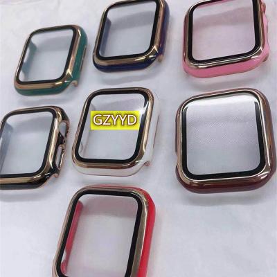 China Case Anti Shock Watch Accessories protection tempered hard Cover 38mm 40mm 42mm 44mm for Apple Watch Bumper Case for iwatch case for sale