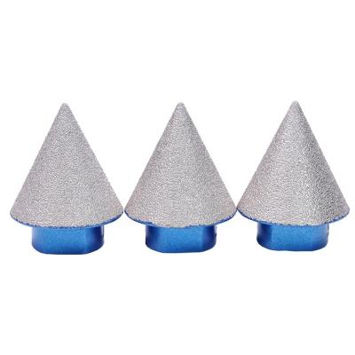 China High Efficiency Granite Diamond Milling Cone Diamond Router Bits Porcelain Drill Bit for sale