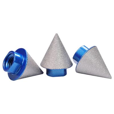 China High Efficiency Granite Sink Cone Diamond Milling Cone Counter For Porcelain Stoneware Beveling Router Bit Drill Bits for sale