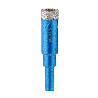 China Quick Drilling 14mm Shank Round Granite Diamond Drill Bit Porcelain Hole Saw Ceramic Tile Bits Dekton Broca Drill Bits for sale