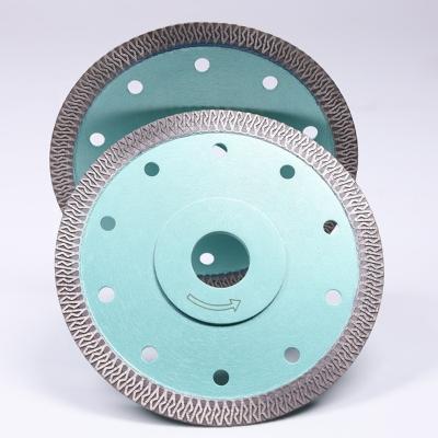 China Fast Speed ​​125mm R Turbo Diamond Saw Blade Dekon Blade Porcelain Tile Saw Blade Ceramic Cutting Disc for sale