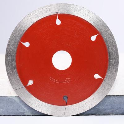 China Fast Speed ​​Continuous Rim Diamond Saw Blade Wet Cutting Diamond Blade Cutting Disc for Granite Sandstone Marble for sale