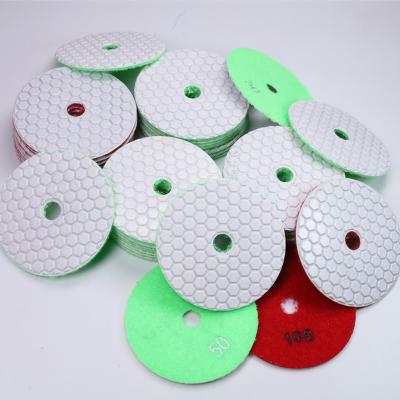 China Wholesale Fast Speed ​​100mm Polish Dry Polish Pad Engineer Ceramic Dry Stone Pad for sale