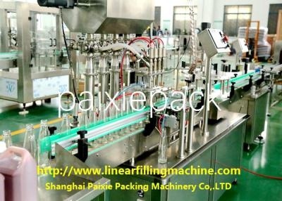 China Tomato Jam Liner Linear Filling Machine 4 / 6 / 8 / 12 Nozzles for sale