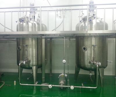 China Electric Heating Stainless Steel Mixing Tanks For Tomato Sauce , Doble Sided for sale