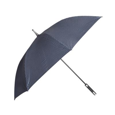 China High Quality Casual Solid Color Golf Umbrella 27 Inch Straight Fiberglass Golf Umbrella for sale