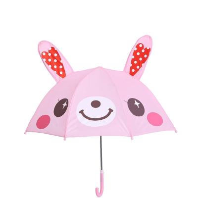 China Modern cheap personalized automatic kids children open umbrella with ear for sale