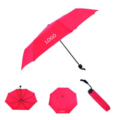 China Wholesale Custom Modern Red Color Foldable Mini Umbrella With Logo Print For Gift Promotion for sale