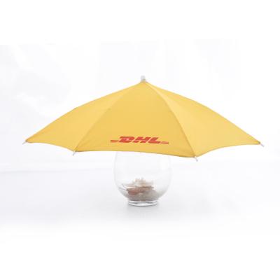 China Mini Paraguas Modern Hat Head Umbrella Small Sun Fishing Sombrillas Umbrella for sale