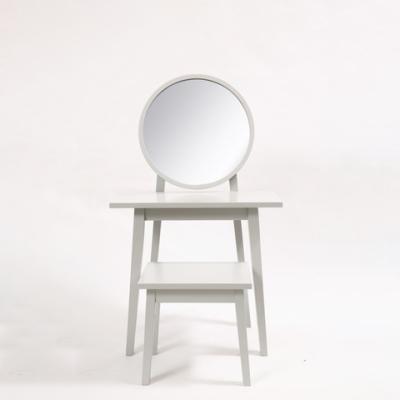 China Chinese Large Durable Modern round Mirror Makeup Vanities Dressing Table Desk Modern round Mirror Makeup Vanity for sale