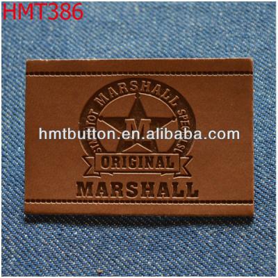 China Washable leather patch of viable jeans for sale