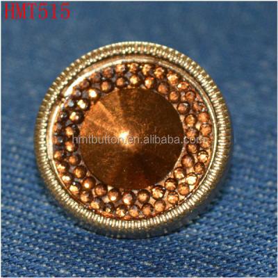 China Viable Diamond Acrylic Stone Button for sale