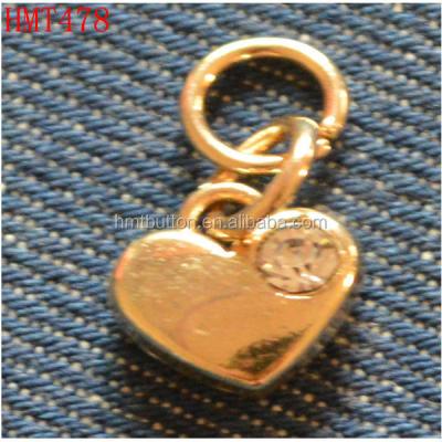 China Nickel Free Gold Color Zipper Puller for sale