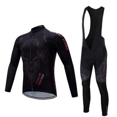 China New Breathable Long Sleeve Cycling Clothing Set Good Quality Autumn Cycling Jerseys Bike Bicycle Clothes for sale