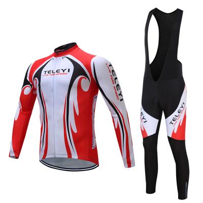 China Breathable Long Sleeve Cycling Clothing Set Top Quality Autumn Cycling Jerseys MTB Bike Bicycle Clothing for sale